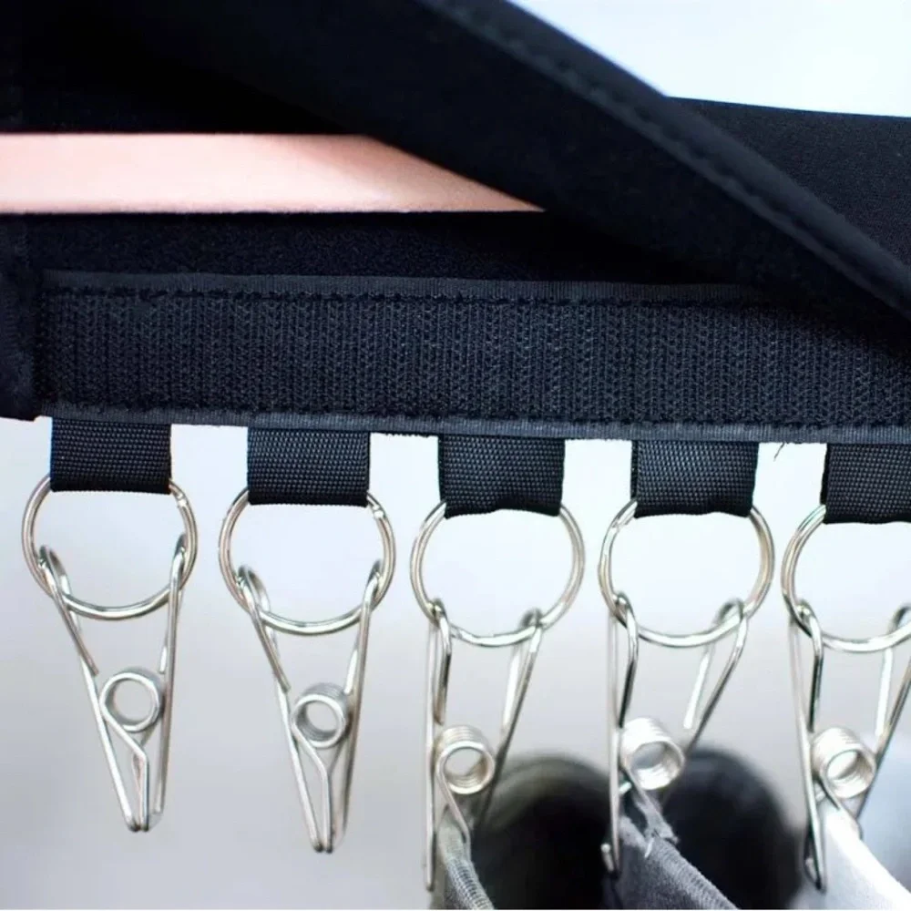 Hat Organizer: 10-Clip Closet Storage Solution (quantity 6 for 60 hats)